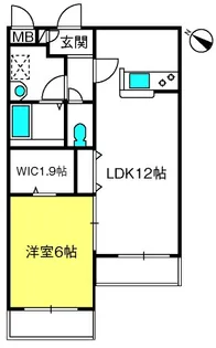 グランドールヒルズ【2階】の間取り
