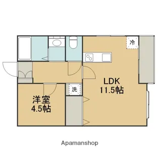 ジュネス水谷【3階】の間取り