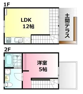 SATONOWA TERRACE 東棟の間取り