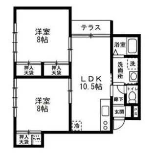 スペランツァ【2階】の間取り