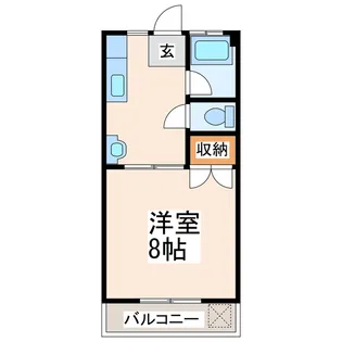 コーポ国府【3階】の間取り
