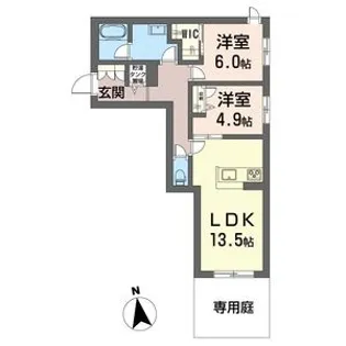 カルム【4階】の間取り