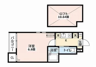 マーレ船堀【1階】の間取り