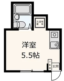 野地ハイツ【3階】の間取り