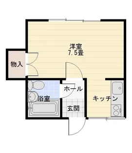 ハイツクローエ【1階】の間取り