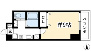 CALM北山【3階】の間取り