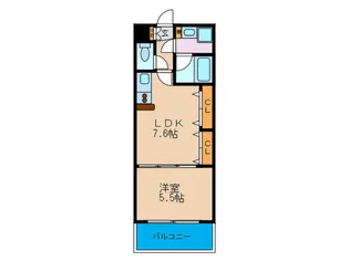 ア-バネックス福島【3階】の間取り