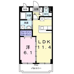フレスクーラ マリー【2階】の間取り