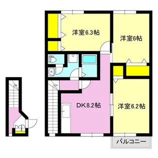 ソフィアI【2階】の間取り