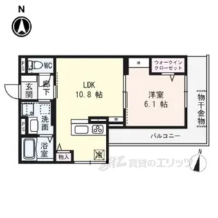 CASALIBERTYBALANCETH【3階】の間取り