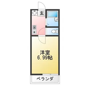 シティ追浜東【2階】の間取り