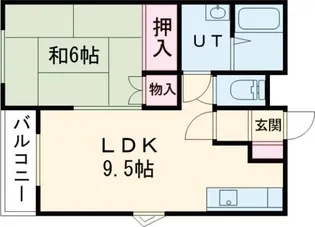 レジェンド五稜郭【3階】の間取り
