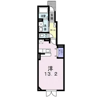 セルリアン ブルー【1階】の間取り