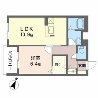 インペリアル【2階】の間取り