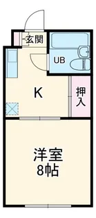 ヴィラストーンアンドウェル【1階】の間取り