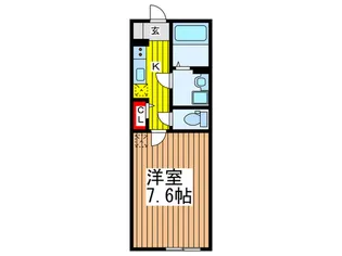 クライムスズヤ【1階】の間取り