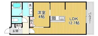 野洲レジーナ (REGINA)【3階】の間取り