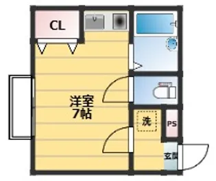 ル・ブラン徳吉町【2階】の間取り