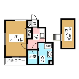 プルミエ【1階】の間取り