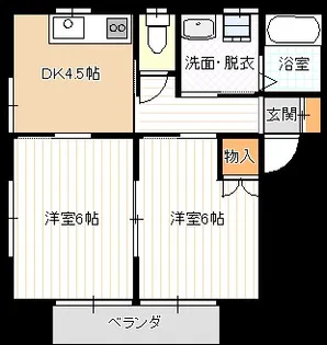COCOkara【2階】の間取り