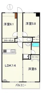 碧水舘【1階】の間取り