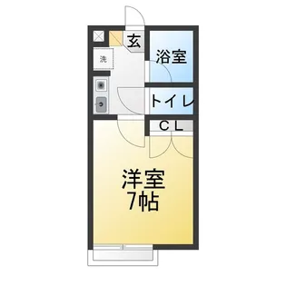 小林ハイツ【1階】の間取り