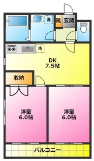 ステラマリス【1階】の間取り