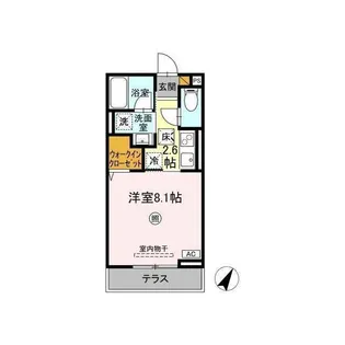 SERENVITA AMAKUBO【1階】の間取り