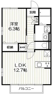 ELメゾンボンベールI【2階】の間取り