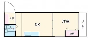 ラ・サルビア桜塚【4階】の間取り