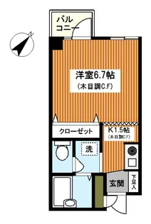大芝ビル【4階】の間取り
