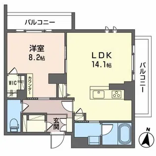 コンフォール木町【2階】の間取り