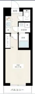 ハーモニーレジデンス東京サウスゲート【2階】の間取り