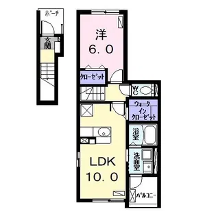 アルドーレ(Ardore)【2階】の間取り