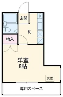 ルミノッソ市川II【1階】の間取り