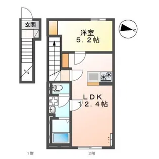 メゾン アルファ【2階】の間取り
