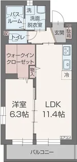 プレジール【3階】の間取り