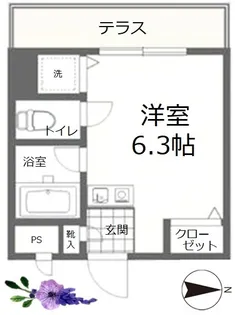 スペリオルWASEDA【3階】の間取り