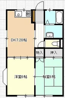 ナルセミルキーハウス【1階】の間取り