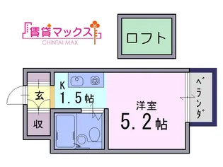 ルミエール高田【1階】の間取り