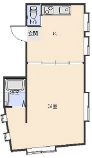 レユシール善【2階】の間取り
