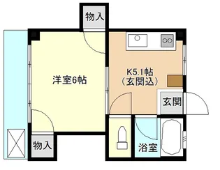 サンハイツ山田【2階】の間取り