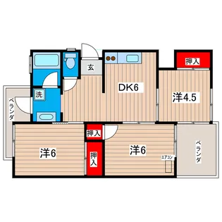 トマトハイツ【2階】の間取り