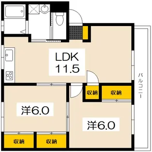 田中第一ビル【1階】の間取り
