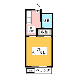 コーポレッド【2階】の間取り