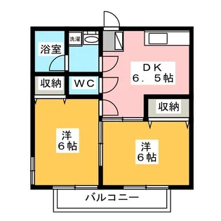 コモドカーサ大間々【2階】の間取り