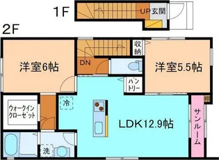 ヴェルメリオ【2階】の間取り