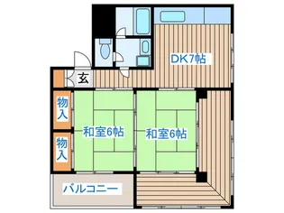 大市ビル【3階】の間取り