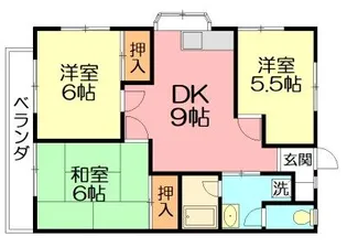 神奈川県茅ヶ崎市赤松町【アパート】の間取り