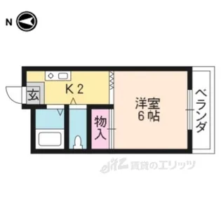ハイムユアーズ【4階】の間取り
